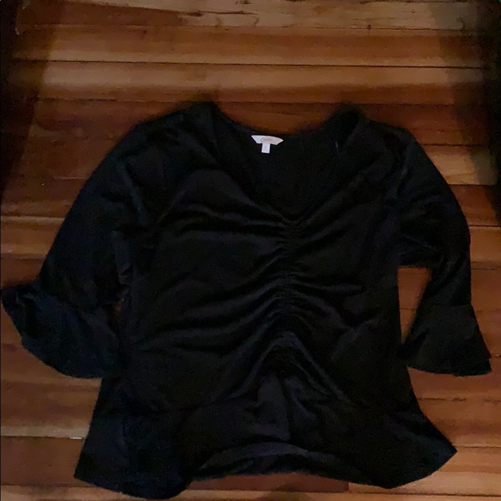 NWOT CANDIES BLACK DRESSY TOP